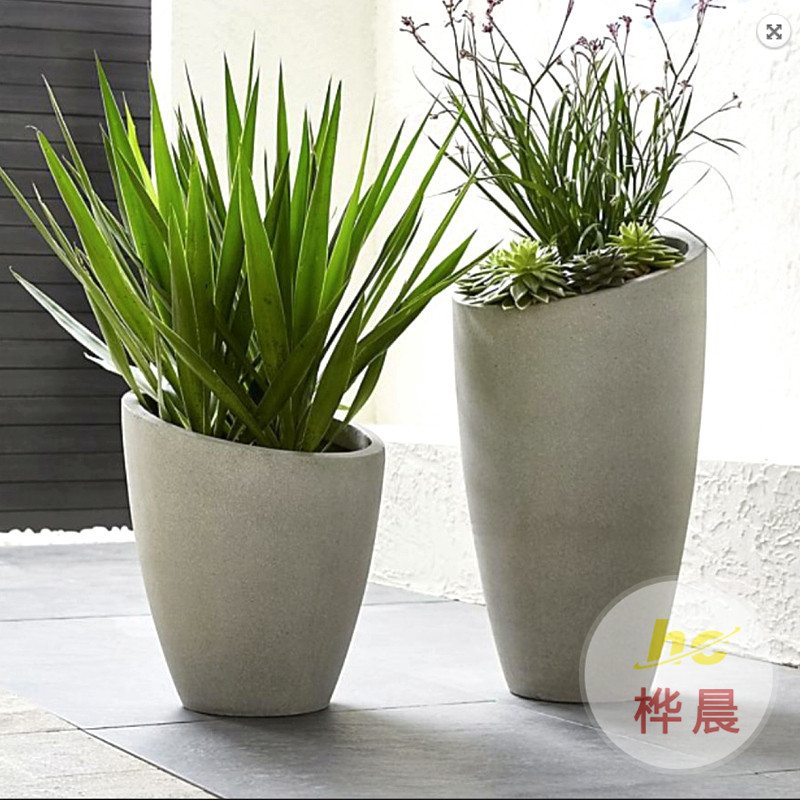 玻璃鋼電鍍組合花盆裝飾遼寧錦州中心商場(chǎng)